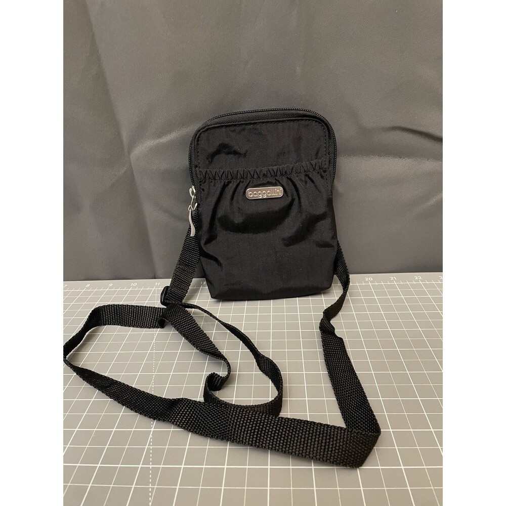 Baggalini Mini Crossbody Bag Black Purse Pouch Replacement Strap
